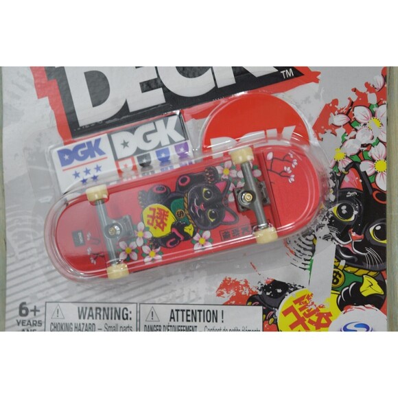 Tech Deck DGK Ultra Rare Holographic Skull Cat FingerBoard Skateboard - Picture 3 of 6